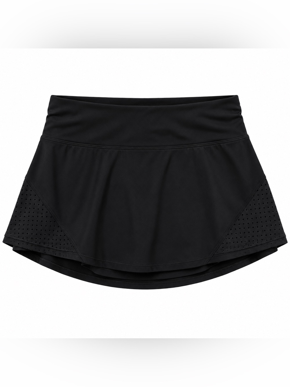 Marika Black Athletic Skort with Perforated Side Panels Size Small